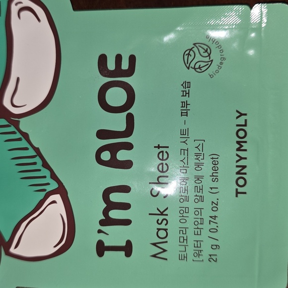(J21) I'm Aloe Moisturizing Mask Sheet - Green - Picture 2 of 5